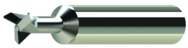 3/8" Dia 90°-Solid Carbide-Dovetail Shank Tyoe Cutter - Exact Tool & Supply