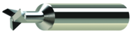 1/2" Dia 60°-Solid Carbide-Dovetail Shank Tyoe Cutter - Exact Tool & Supply