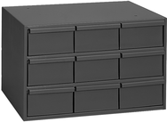 10-7/8 x 11-5/8 x 17-1/4'' (9 Compartments) - Steel Modular Parts Cabinet - Exact Tool & Supply