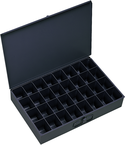 18 x 12 x 3'' - 32 Compartment Steel Boxes - Exact Tool & Supply