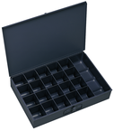 18 x 12 x 3'' - 21 Compartment Steel Boxes - Exact Tool & Supply