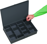 18 x 12 x 3'' - Adjustable Compartment Box - Exact Tool & Supply