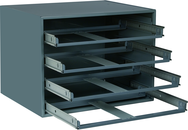 20 x 15-3/4 x 15'' - Steel Rack for Steel Compartment Boxes - Exact Tool & Supply