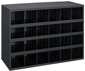 23-7/8 x 12 x 33-3/4'' (24 Compartments) - Steel Compartment Bin Cabinet - Exact Tool & Supply