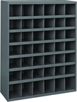 42 x 12 x 33-3/4'' (42 Compartments) - Steel Compartment Bin Cabinet - Exact Tool & Supply