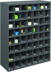 42 x 12 x 33-3/4'' (56 Compartments) - Steel Compartment Bin Cabinet - Exact Tool & Supply