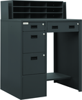 Stationary File Work Station and Stand Up Desk - Exact Tool & Supply