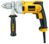 #DWD220 - 10.5 No Load Amps - 0 - 1200 RPM - 1/2" Keyed Chuck - Corded Reversing Drill - Exact Tool & Supply