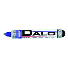 Dalo Medium Marker - Stainless Steel Ball Tip - Blue - Exact Tool & Supply