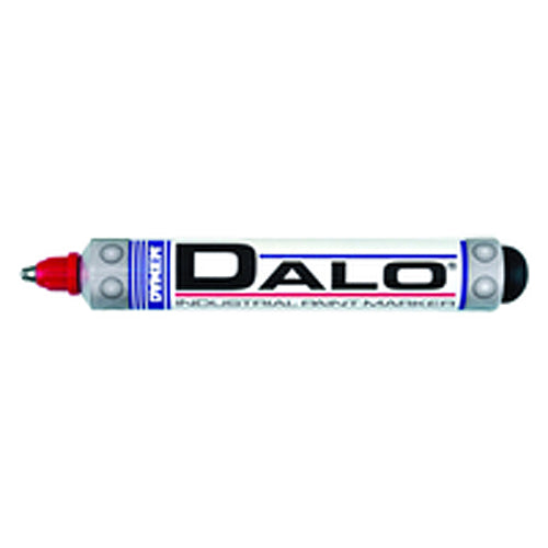 Dalo Medium Marker - Stainless Steel Ball Tip - Red - Exact Tool & Supply