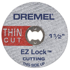EZ409 EZ Lock Thin Cut-Off Wheels - (5 Pack) - Exact Tool & Supply