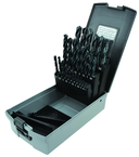 25 Pc. 1mm - 13mm by .5mm HSS Surface Treated Jobber Drill Set - Exact Tool & Supply