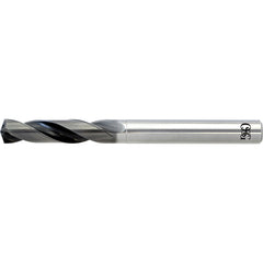2.1 mm Dia. × 3 mm Shank × 13 mm Flute Length × 66 mm OAL, 3xD, WXL, 2 Flute, Coolant Thru, Solid Carbide Drill - Exact Tool & Supply
