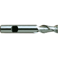 8 × 8 × 50 × 150 mm 2 Flute Square End Carbide End Mill-Plain Shank - Exact Tool & Supply