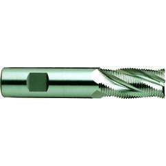 3/4 X 3/4 X 1-5/8 X 3-7/8 4Fl Reg CC Fine Rougher M42 TiAlN-Futura Coated - Exact Tool & Supply