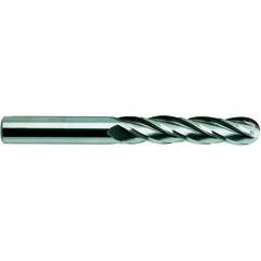 1 X 1 X 3 X 6 4Fl Ex-Long. Ball . CBD TiAlN-Futura Coated EM - - Exact Tool & Supply