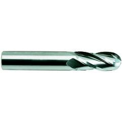 1/4 X 1/4 X 3/4 X 2-1/2 4Fl Reg SE Ball St CBD EM - - Exact Tool & Supply