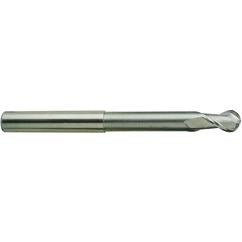 1/2 X 1/2 X 6 N.240 2Fl H-37 Ball Extended Neck Alu-Power EM - - Exact Tool & Supply