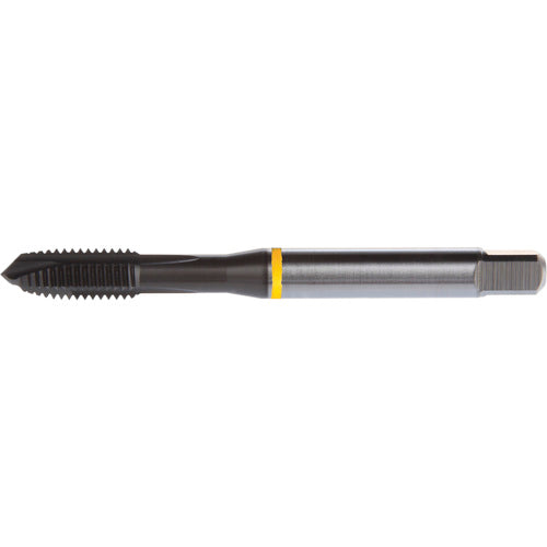 M24x3.0 4 Flute 6H HSS-E PM DIN ANSI Machine Tap - Yellow Shark for Low Alloy Steels - Plug Style E-code # E625M24 - Exact Tool & Supply