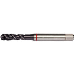 M24x3.0 HSS-E PM 4 Flute 6H 45 Degree Red Shark Machine Tap Spiral Flute-TiAlN/Top E-code # E626M24 - Exact Tool & Supply