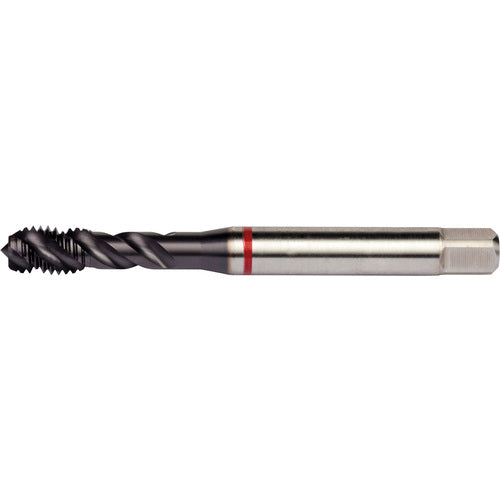 M16x2.0 HSS-E PM 4 Flute 6H 45 Degree Red Shark Machine Tap Spiral Flute-TiAlN/Top E-code # E626M16 - Exact Tool & Supply