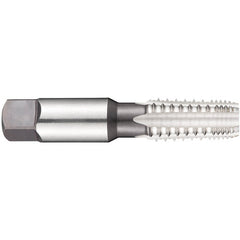 ‎3/8-18 NPT HSS Machine Tap - Interrupted Threads Straight Flute-Bright ANSI B94.9 E-code # E7113/8 - Exact Tool & Supply