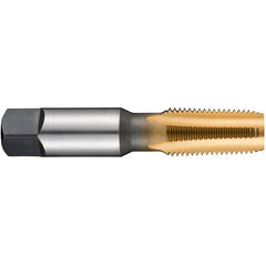 ‎1/4-18 NPT HSS Machine Tap Straight Flute-TiN ANSI B94.9 E-code # E7211/4 - Exact Tool & Supply