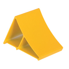 Yellow Aluminum Wheel Chock 7 × 11.75 × 8 - Exact Tool & Supply