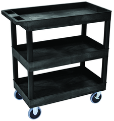 Utility Cart Tub Shelf - 32-1/4 x 18 x 37-1/4" - Exact Tool & Supply