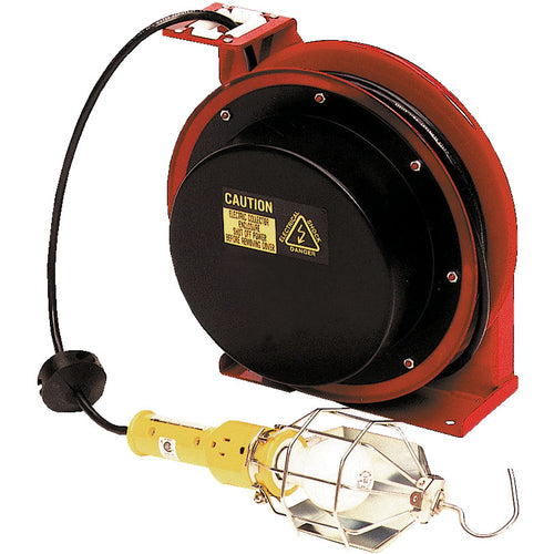 Electric Cord Reel-Lamp W/Receptacle - Exact Tool & Supply