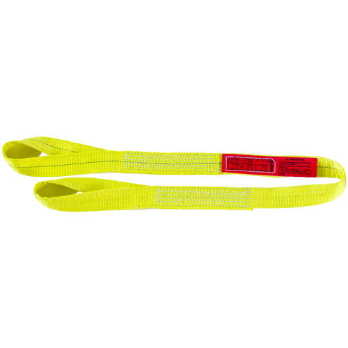 EE2602DTX3 2″ × 3' Eye and Eye 2-Ply Web Polyester Sling - Exact Tool & Supply