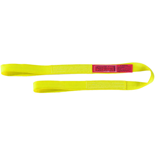 EE2601NFX6 1″ × 6' Eye and Eye 2-Ply Web Nylon Sling - Exact Tool & Supply