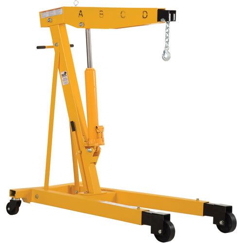 Engine Hoist Telescopic Legs 6K Capacity - Exact Tool & Supply
