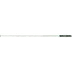 1/8 X 1/8 X 5/8 X 1 X 4 X .120 2Fl Long Reach H-30 Ball Diamond Coated - Exact Tool & Supply