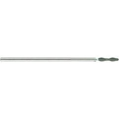 1/8 X 1/8 X 5/8 X 1 X 4 X .120 2Fl Long Reach H-30 Ball Diamond Coated - Exact Tool & Supply