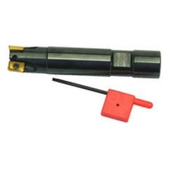 #924 03-3/8" Dia - 1/2" SH - Holds 1 Inserts - Indexable End Mill - Exact Tool & Supply