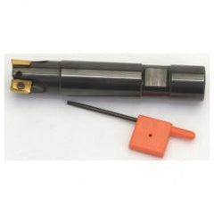 1-1/2" Dia. - 1" Shank 7-7/8" OAL  90 Degree Indexable End Mill - Uses APKT 1003 Inserts - Exact Tool & Supply