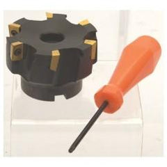 2-1/2" Dia. 90 Degree Face Mill - Uses ADKT1505 Inserts - Exact Tool & Supply