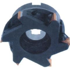 2-1/2" Dia - 1" SH - 90° Right -Shoulder Indexable Face Mill Cutter - Exact Tool & Supply