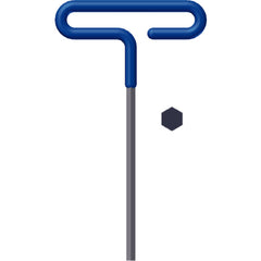 10.0 mm T-Handle-9″ Arm Length - Hex Driver with Cushion Grip - Exact Tool & Supply