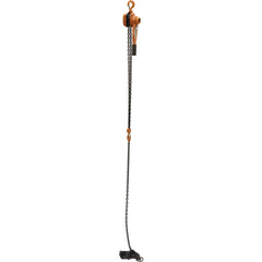 Economy Lever Hoist 1.5K Capacity 20 Ft - Exact Tool & Supply