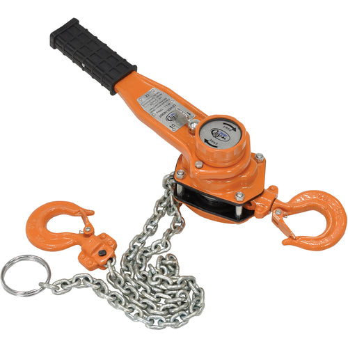 Economy Lever Hoist 1.5K Capacity 5 Ft - Exact Tool & Supply
