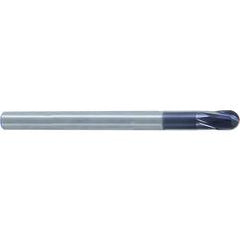 1/2 X 1/2 X 4-1/2 X 4 X .496 2Fl H-15 Ball Nose X-Power For Over Hrc 55 EM - - Exact Tool & Supply