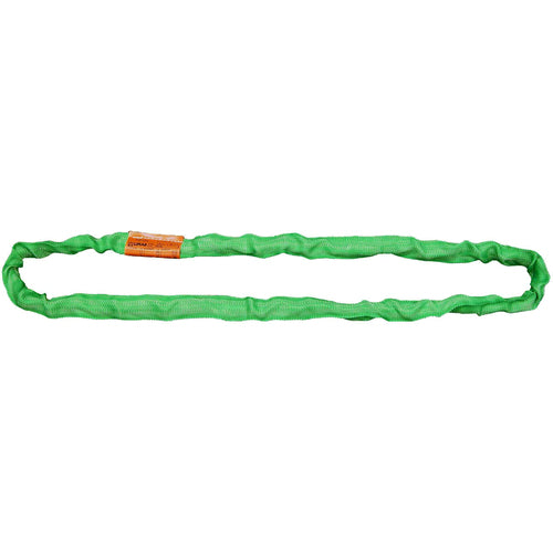 EN60X2 Green Endless 2' Roundsling Polyester Sling - Exact Tool & Supply