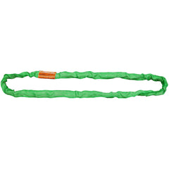 EN60X2 Green Endless 2' Roundsling Polyester Sling - Exact Tool & Supply