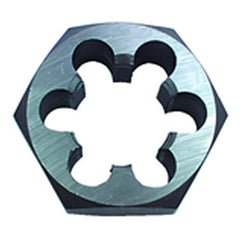 ‎9/16-18 / Carbon Steel Right Hand Hexagon Die - Exact Tool & Supply