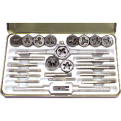 24 Pc. Tap and Hex Die Set - Exact Tool & Supply