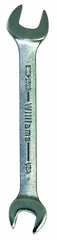 27.0 x 30mm - Chrome Satin Finish Open End Wrench - Exact Tool & Supply