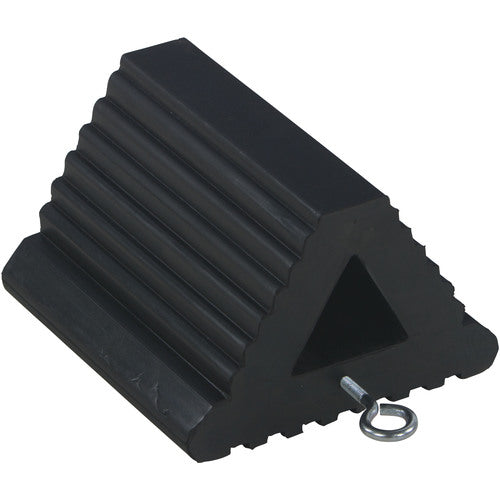 E x truded Rubber Wheel Chock 8.5 × 8.5 × 6 - Exact Tool & Supply