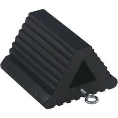 E x truded Rubber Wheel Chock 8.5 × 8.5 × 6 - Exact Tool & Supply